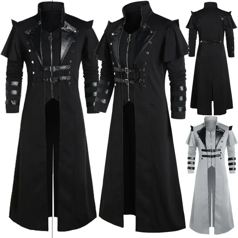 Vintage Fashion Designers - Kostium Męski Vintage Halloween Średniowieczny Steampunk