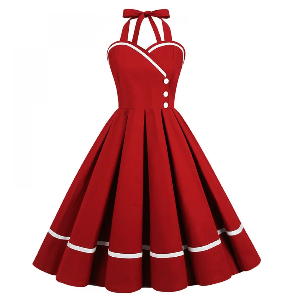 Vintage Fashion Female - Halloween Lata 50. 60. 80. Sukienka