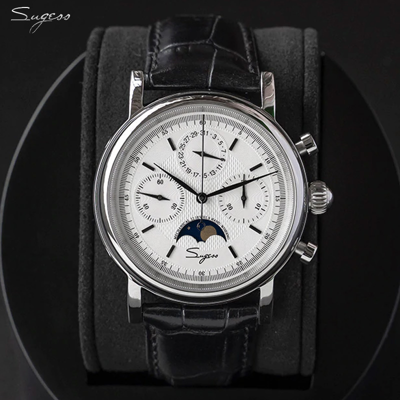Vintage Fashion Complete - Zegarek męski Sugess z oryginalnym mechanizmem