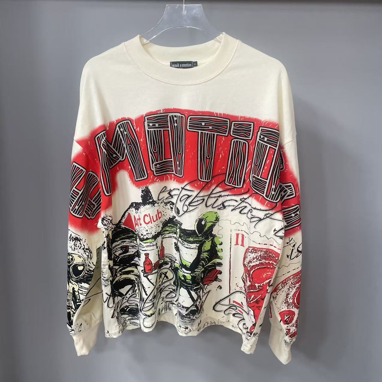 Vintage Fashion Designers - Wysokiej jakości designerska koszulka z długim