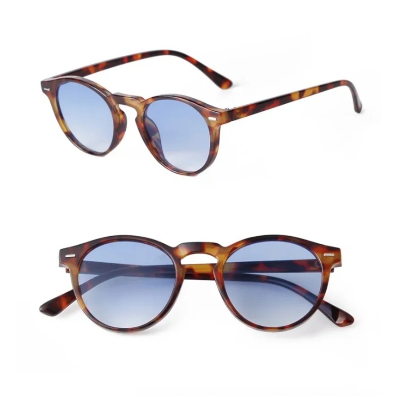 Vintage Fashion Female - Okulary przeciwsłoneczne w stylu vintage, okrągłe,