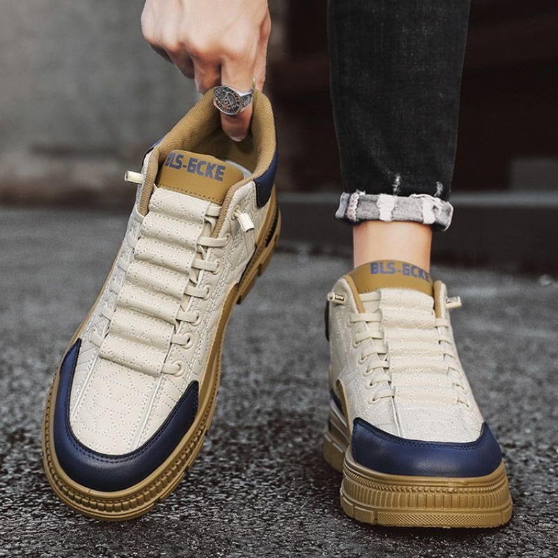 Vintage Fashion Designers - Męskie wsuwane buty na platformie, oferta