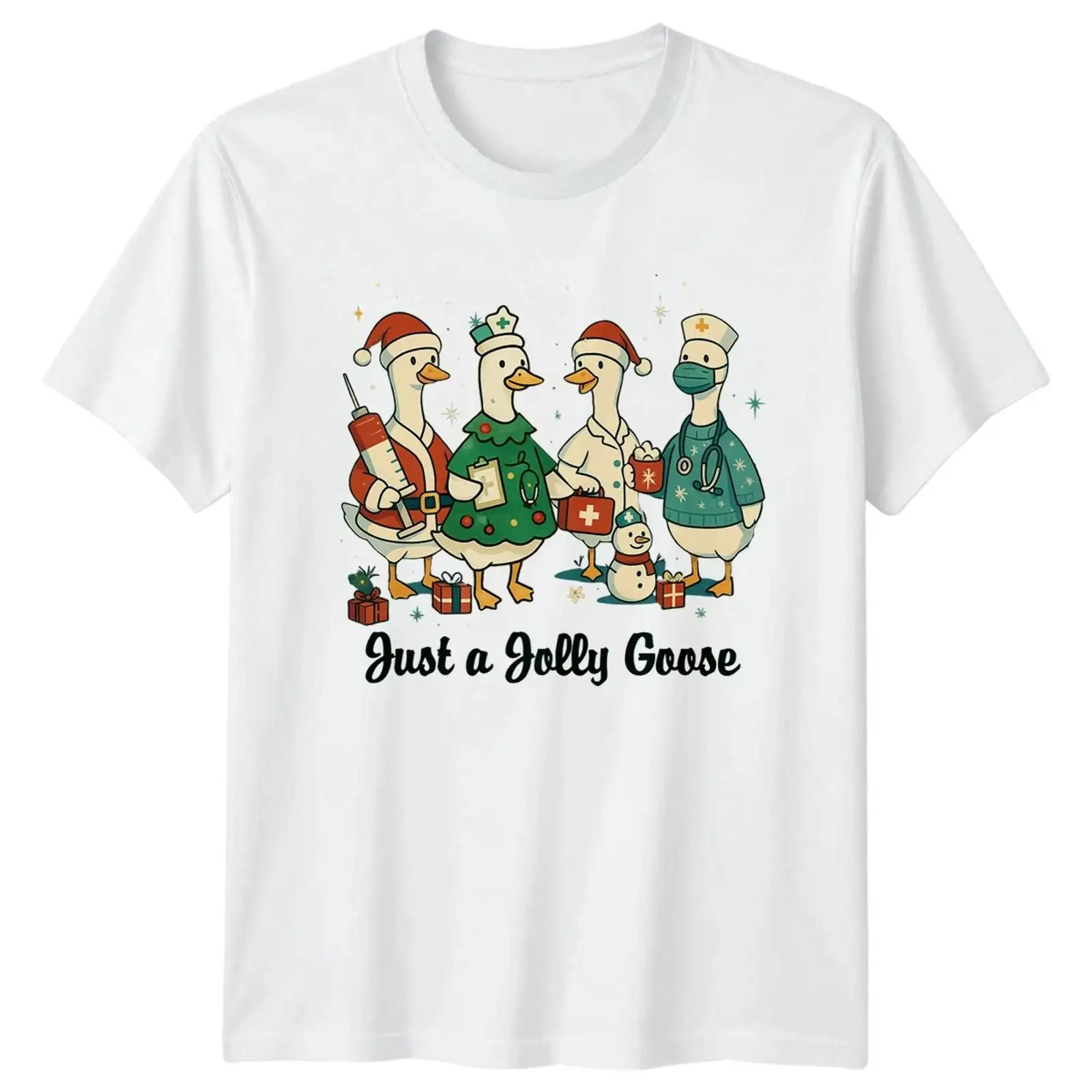 Vintage Fashion Herren - Koszulka męska Just A Jolly Goose