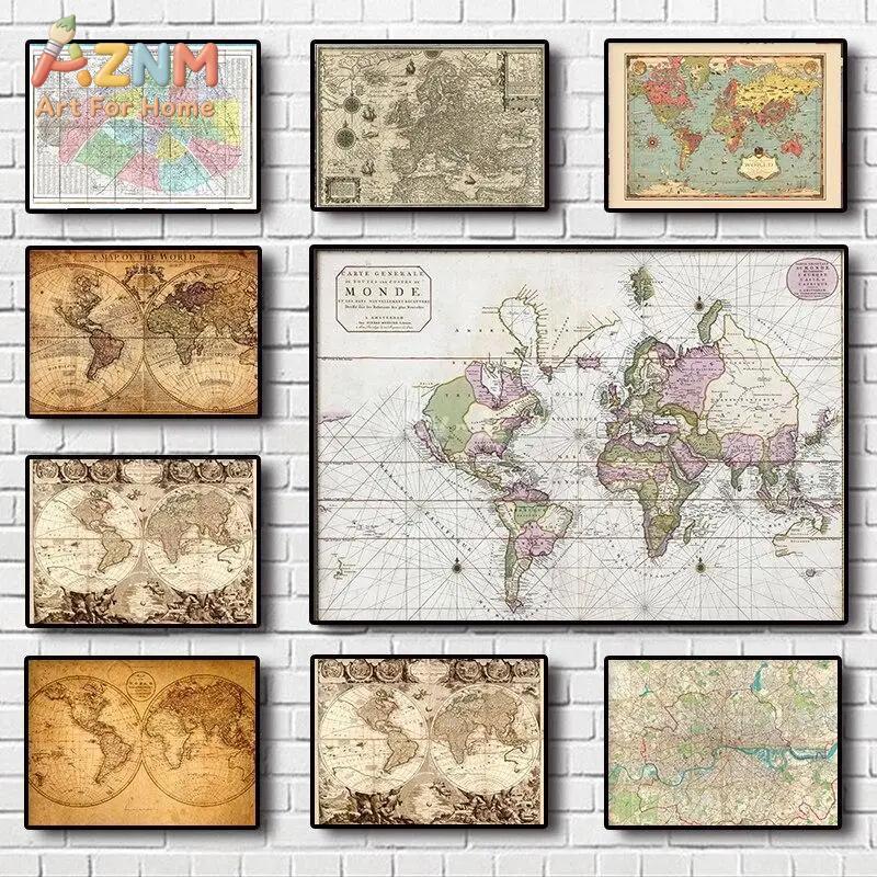 Vintage Fashion Wall Art - Obraz na płótnie w stylu vintage