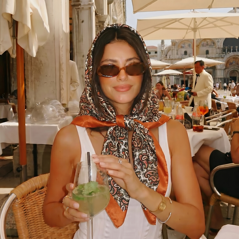 Vintage Satynowa Kwadratowa Ap – Vintage Fashion Hijab recenzja i cena