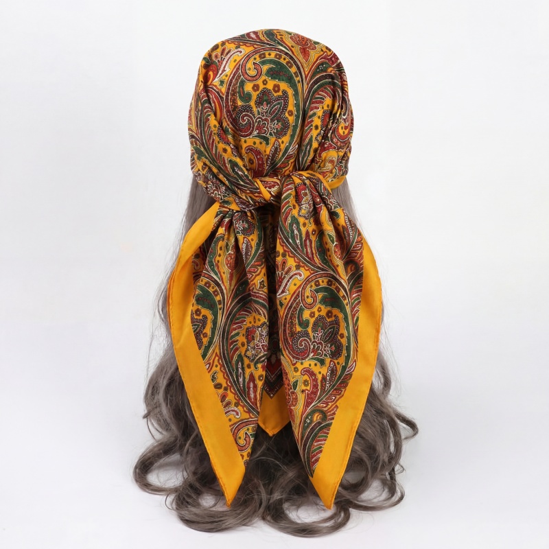 Damska satynowa kwadratowa chu – Vintage Fashion Hijab recenzja i cena
