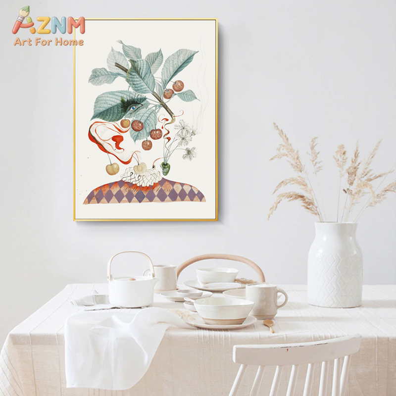 AZNM Surrealistyczny Obraz na  – Vintage Fashion Wall Art recenzja i cena