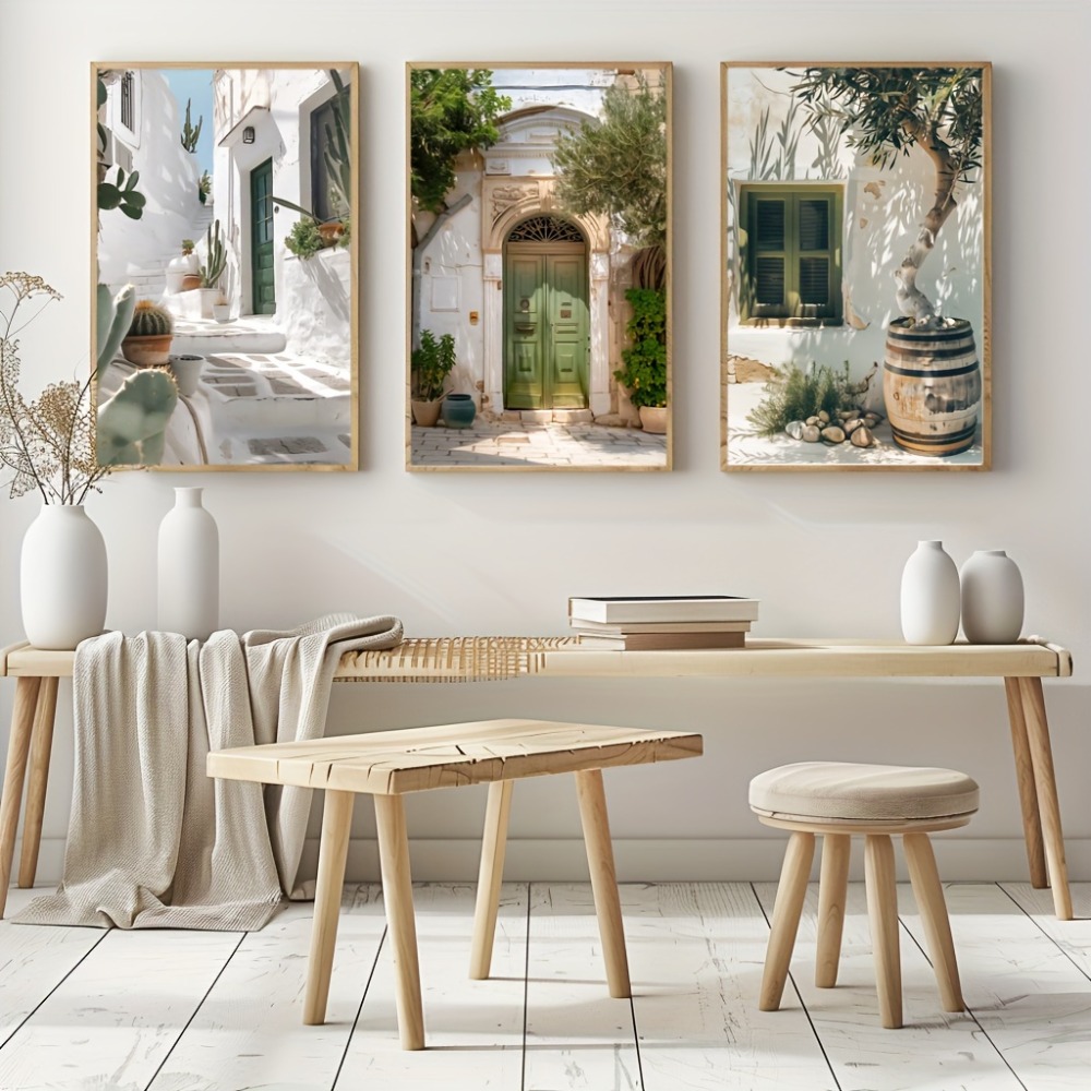 3 szt. Bezramowe obrazy na płó – Vintage Fashion Wall Art recenzja i cena
