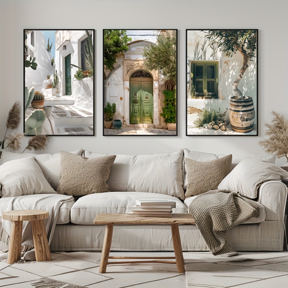 3 szt. Bezramowe obrazy na płó – Vintage Fashion Wall Art recenzja i cena