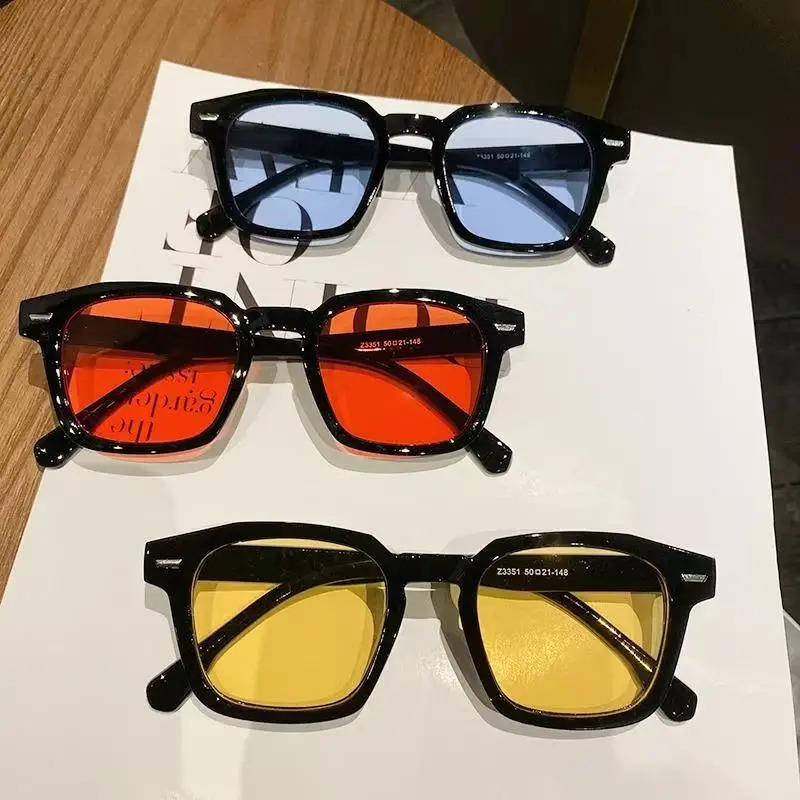 Męskie prostokątne okulary prz – Vintage Fashion Female recenzja i cena