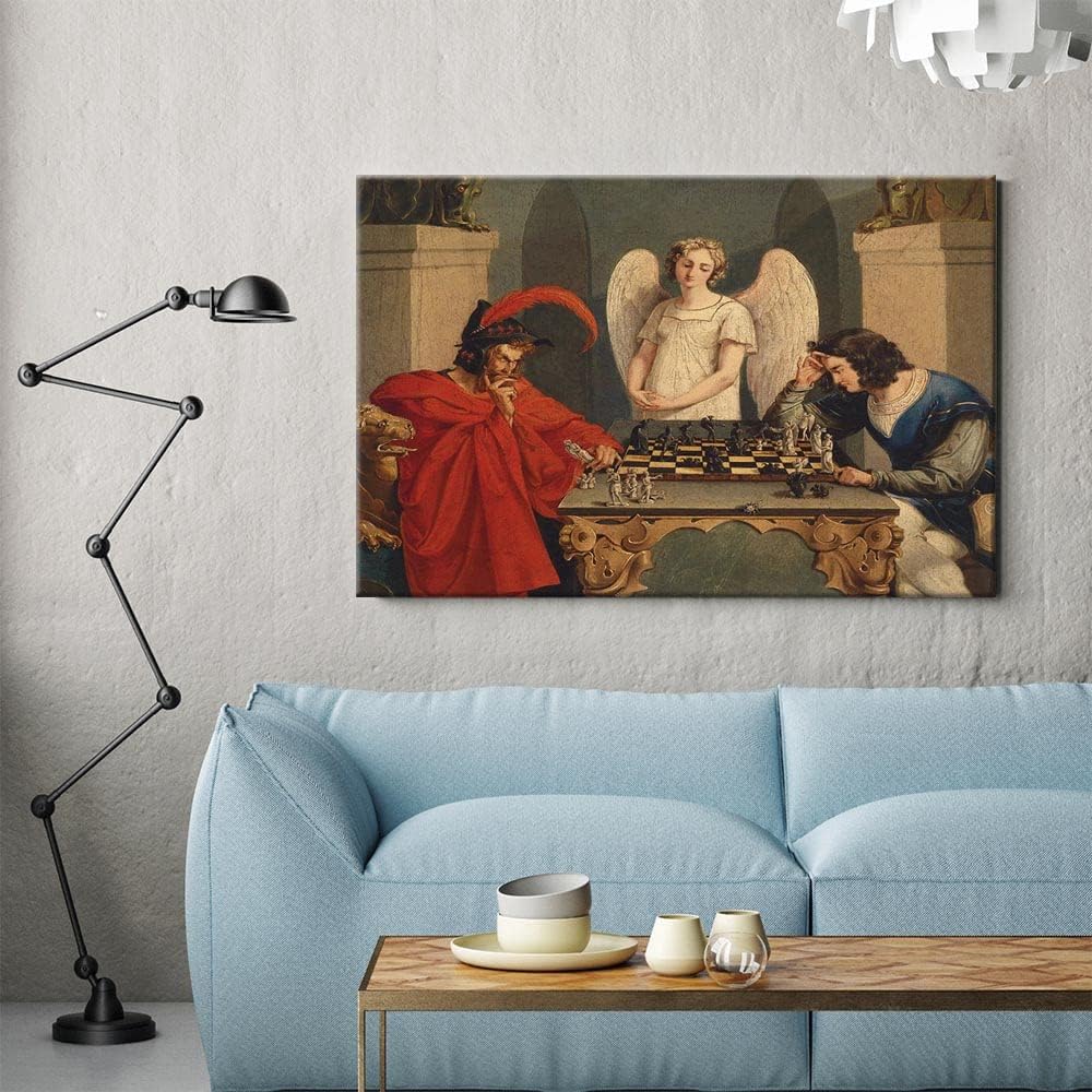 IUHYVMSM Vintage Faust i Mefis – Vintage Fashion Wall Art recenzja i cena