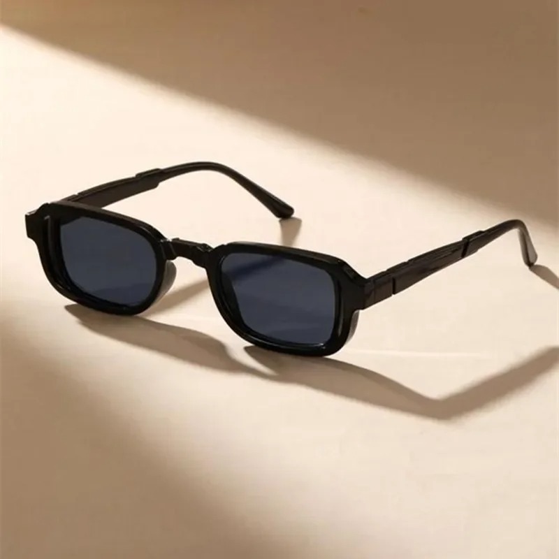 Luksusowe prostokątne okulary  – Vintage Fashion Female recenzja i cena