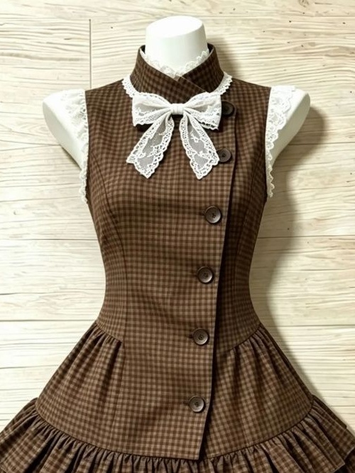 Sukienki Himekaji Vintage Y2k  – Turtleneck Knit 90S recenzja i cena