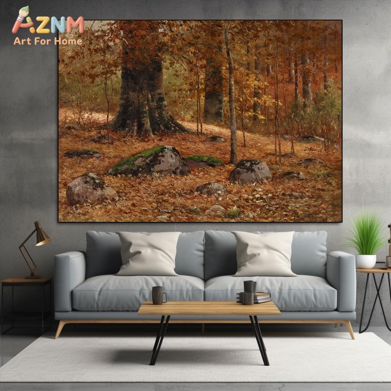AZNM Vintage Jesienny Krajobra – Vintage Fashion Wall Art recenzja i cena