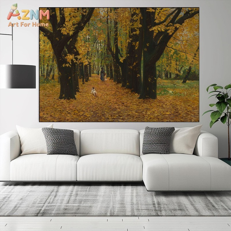 AZNM Vintage Jesienny Krajobra – Vintage Fashion Wall Art recenzja i cena