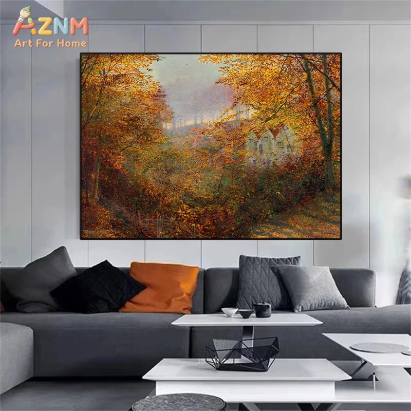 AZNM Vintage Jesienny Krajobra – Vintage Fashion Wall Art recenzja i cena