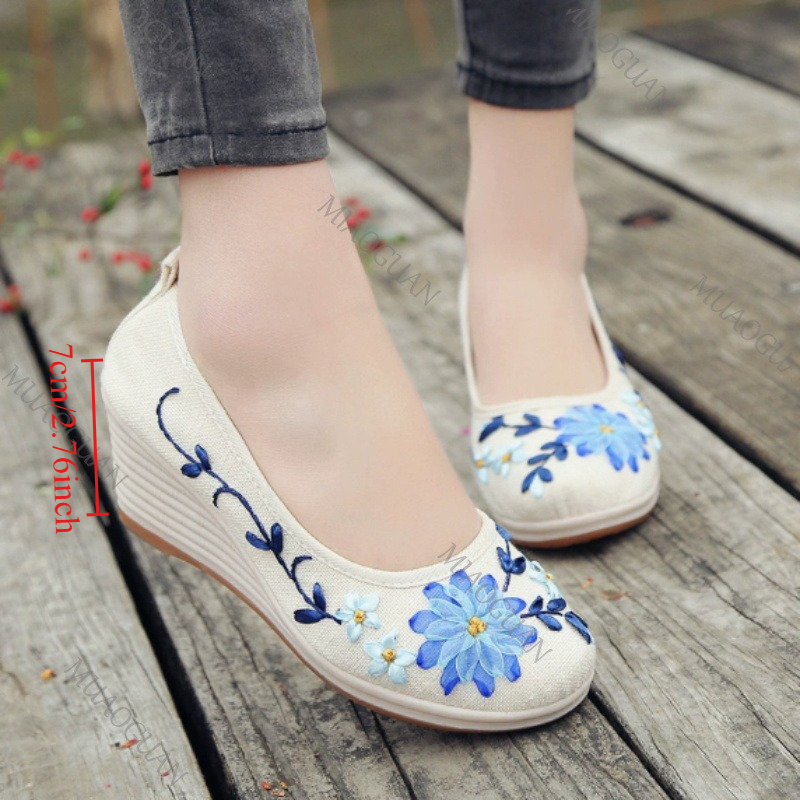 Haftowane damskie wygodne buty – Vintage Fashion Female recenzja i cena