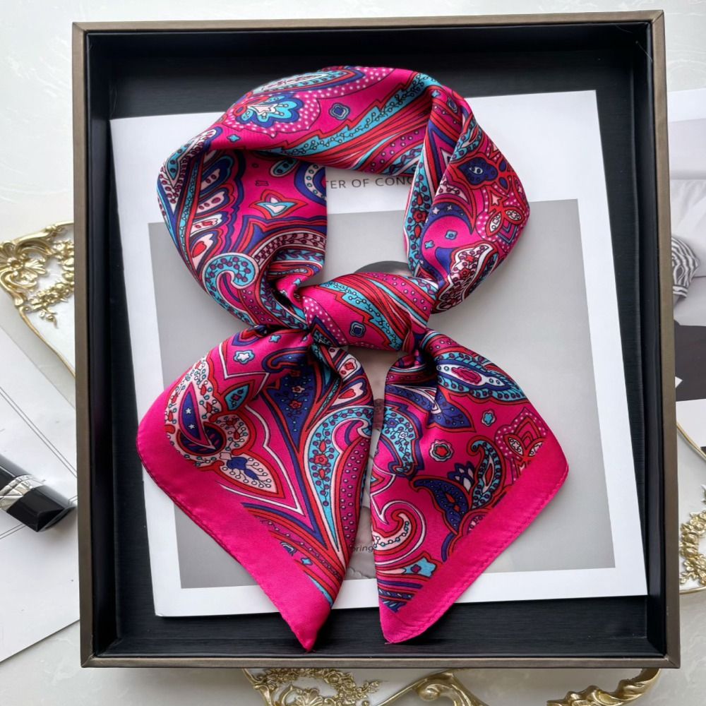 Nowa Luksusowa Apaszka Kwadrat – Vintage Fashion Hijab recenzja i cena