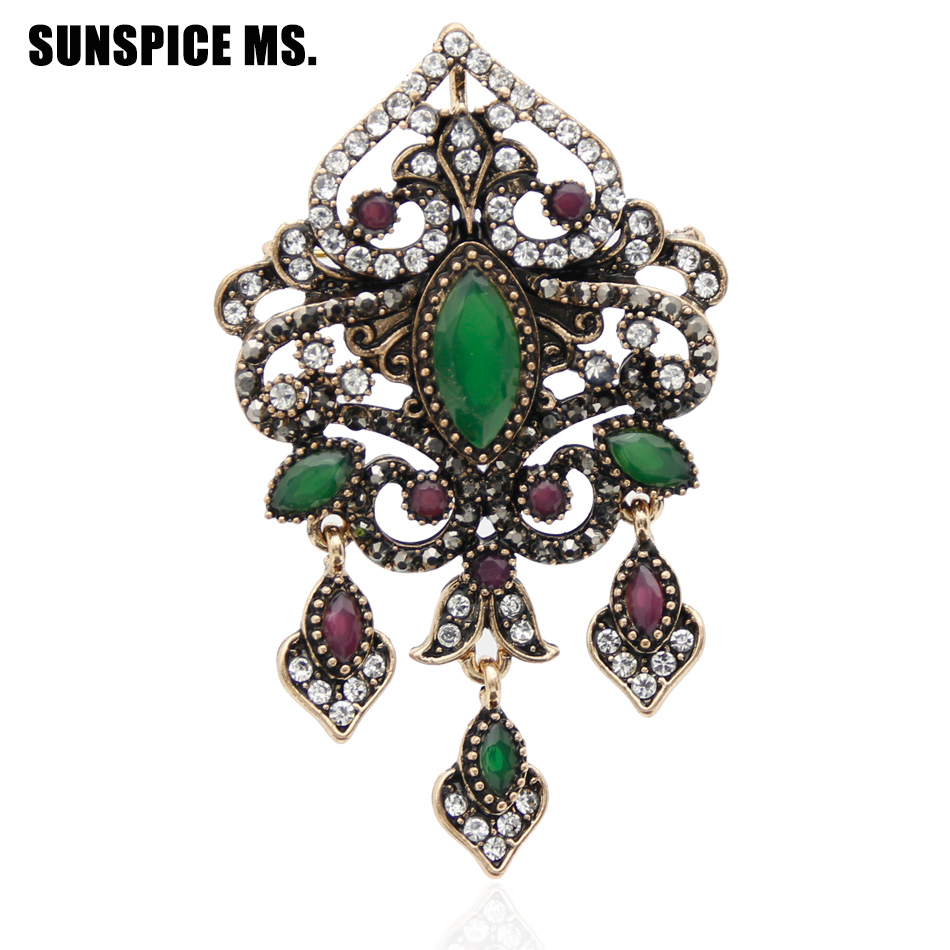 Sunspicems turecka broszka dam – Vintage Fashion Hijab recenzja i cena