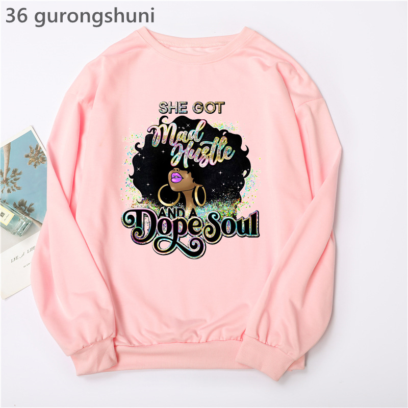 Watercolor Black Girl Magic Ho – Turtleneck Knit 90S recenzja i cena