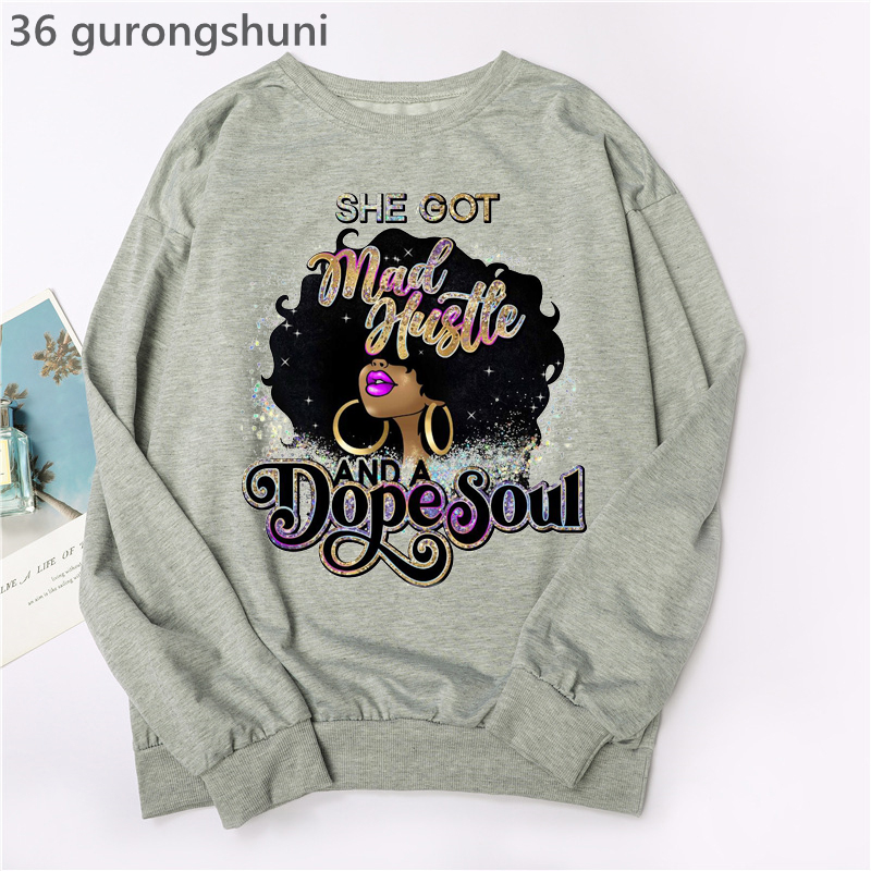 Watercolor Black Girl Magic Ho – Turtleneck Knit 90S recenzja i cena