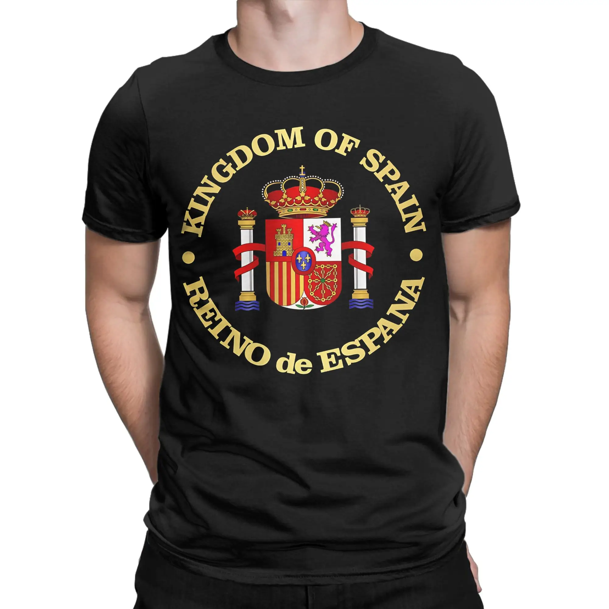 Koszulki z herbem Hiszpanii mę – Vintage Fashion Ideas recenzja i cena