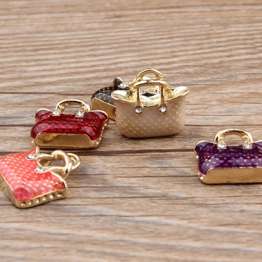 10 szt. Metalowa emaliowana me – Vintage Fashion Ornaments recenzja i cena