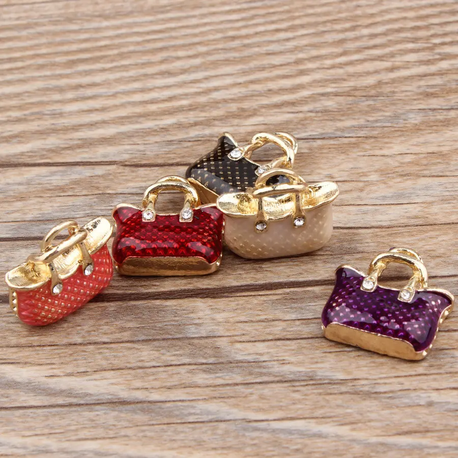 10 szt. Metalowa emaliowana me – Vintage Fashion Ornaments recenzja i cena