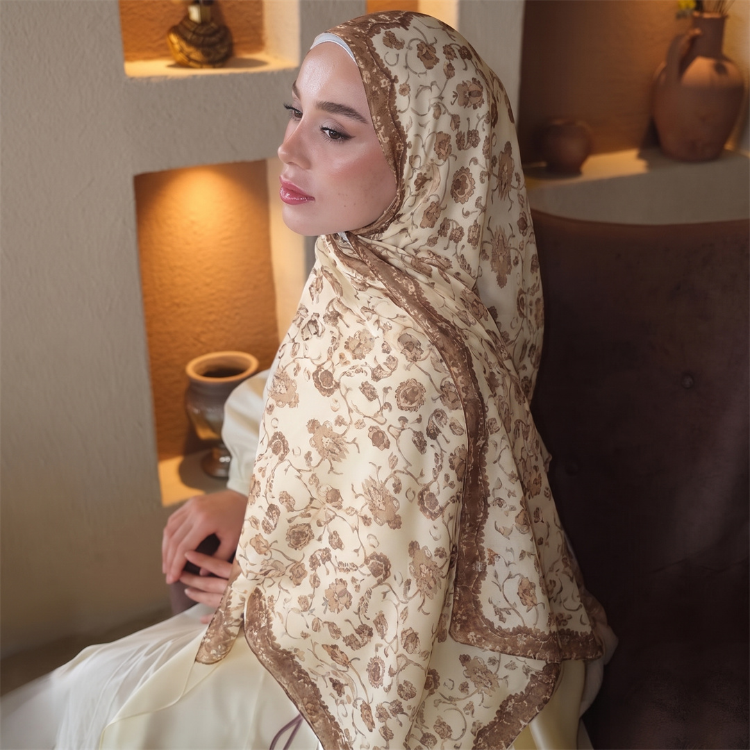 Hidżab w stylu vintage z kwiat – Vintage Fashion Hijab recenzja i cena