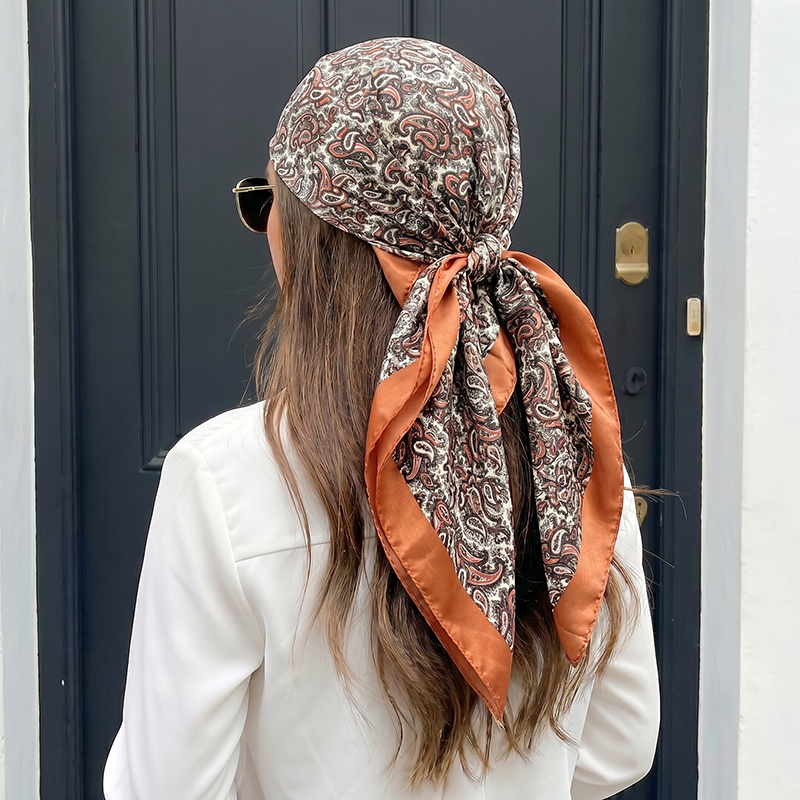 Luksusowa satynowa kwadratowa  – Vintage Fashion Hijab recenzja i cena